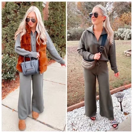 💝2026 HOT SALE 70% OFF!!⚡🎀Women's 2 Piece Casual Outfits Sweatsuit Set
