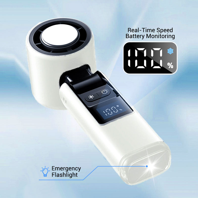 ❄️Surprise Price: ￡9.99 Today!!❄️CoolHill™ ProBreeze Portable Fan –💨High-Velocity, Foldable & Rechargeable 🌬️⚡ | Travel-Ready Cooling for UK Summers ☀️, Holidays ✈️ & Outdoor Adventures 🏕️