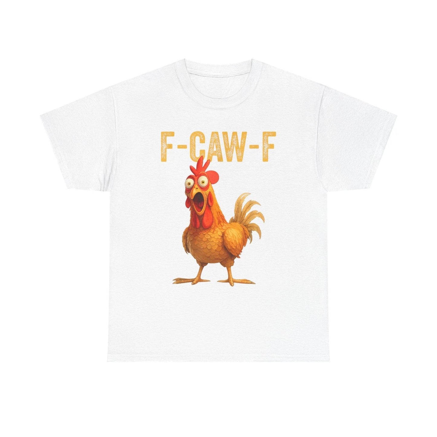 ✨Surprise Price: Only £10.99✨🔥Humorous Chicken Pattern T-Shirt😍F-Caw-F
