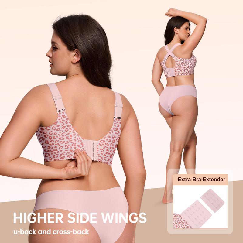 🏆LAST DAY SALE 50% OFF 🔥Women Jelly Bras Wirefree Full Coverage No Underwire Everyday Bras Comfortable Wireless Padded Tshirt Bra👍