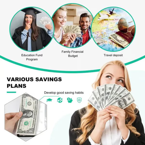 🎁LAST DAY SALE 70% OFF✉️Savings Challenges Book with Envelopes💸