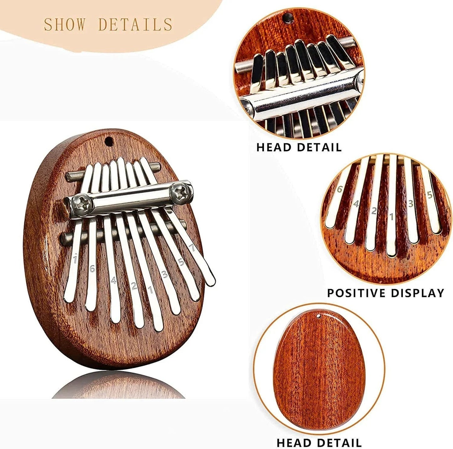 🎉2025 HOT SALE🎉  🎁 8 Key exquisite Finger Thumb Piano🎹