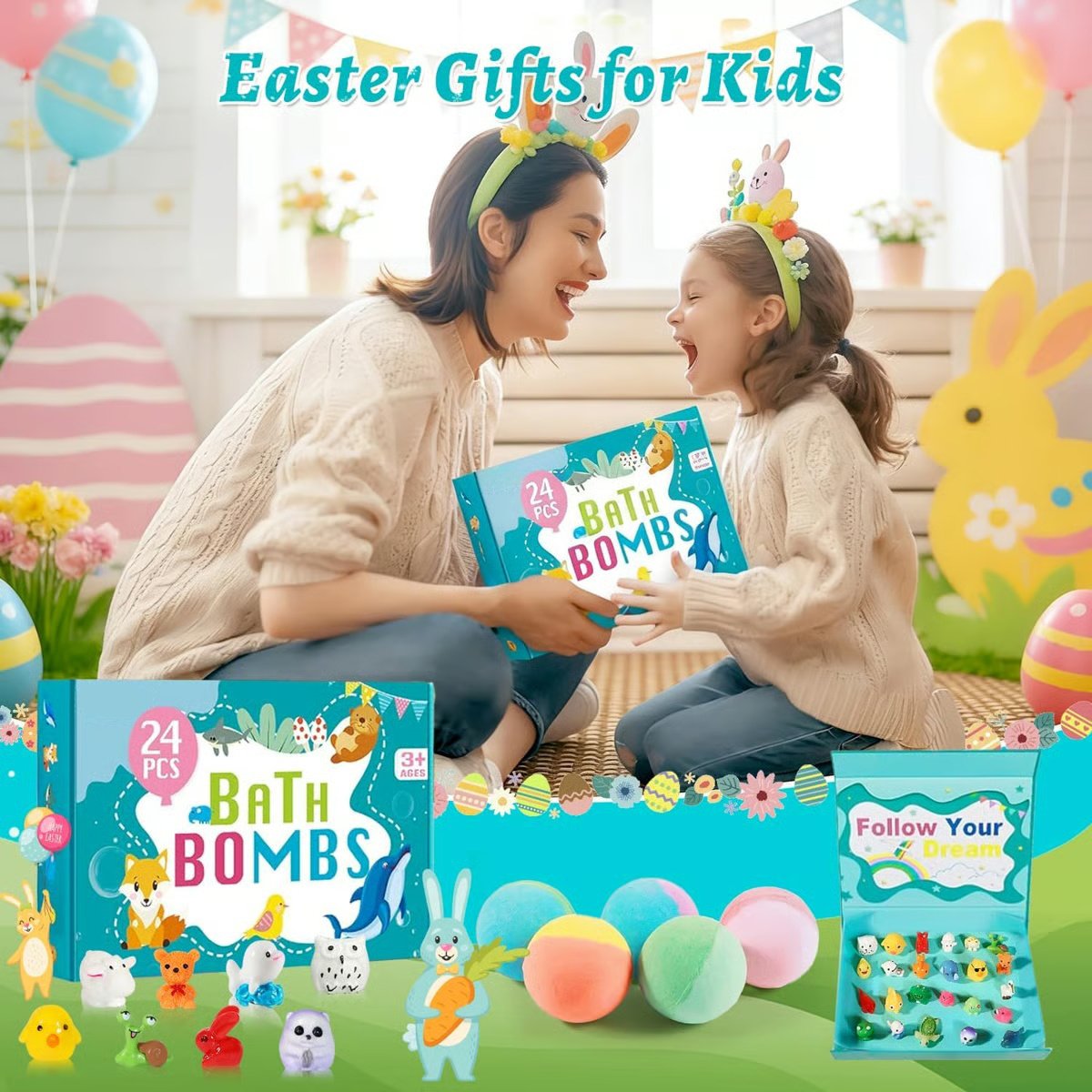 🛁Bath Bombs for Kids with Surprise Inside🥚✨