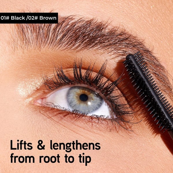🥳BUY 1 GET 1 FREE:￡7.99!!💞50K+ SOLD!👁️✨ All-Day Beautiful Lashes, Smudge-Proof! Waterproof Fiber Mascara for Natural Volume. 💖💃