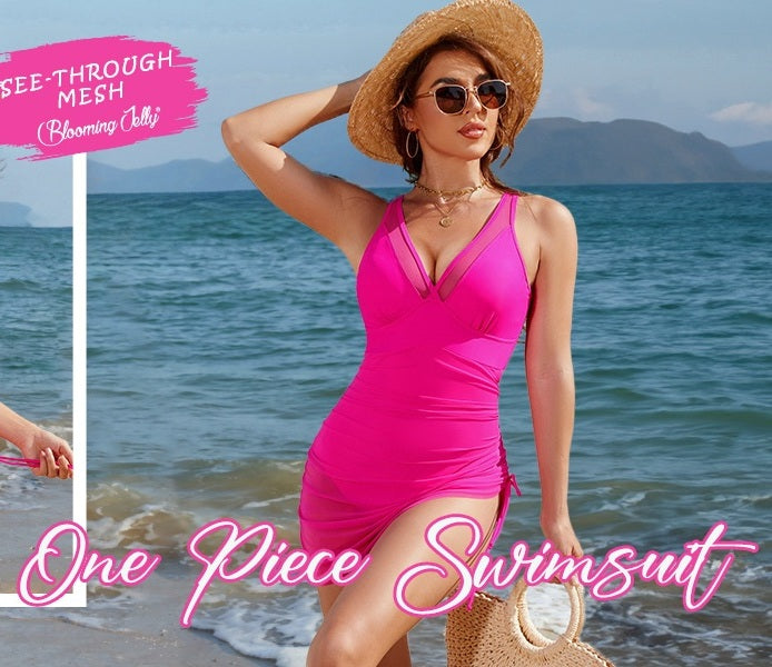 👙2026-Exclusive Offer 50% OFF💥💃Slimming Mesh Sheer Sarong Wraps Swimsuit