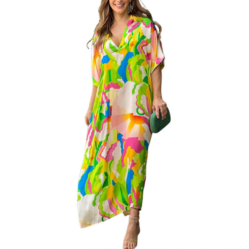 🌈Spring hot sale 49% OFF💃 Painted casual dresses with prints