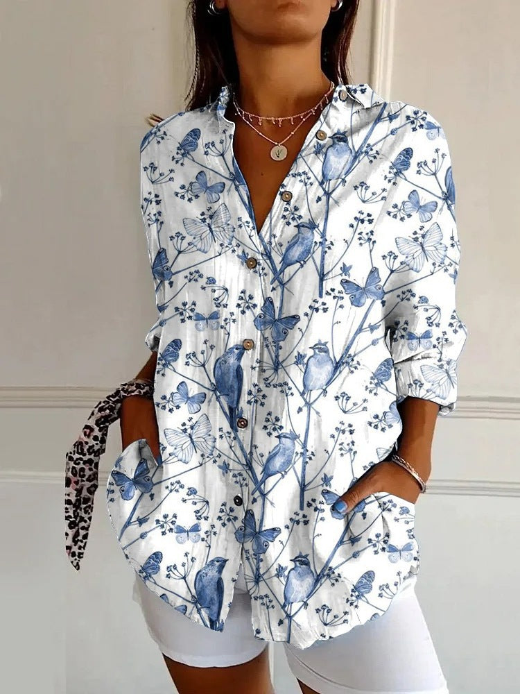 💖2025 NEW TYPE SALE 49% OFF💖Stylish Printed Button - Down Shirts for Women