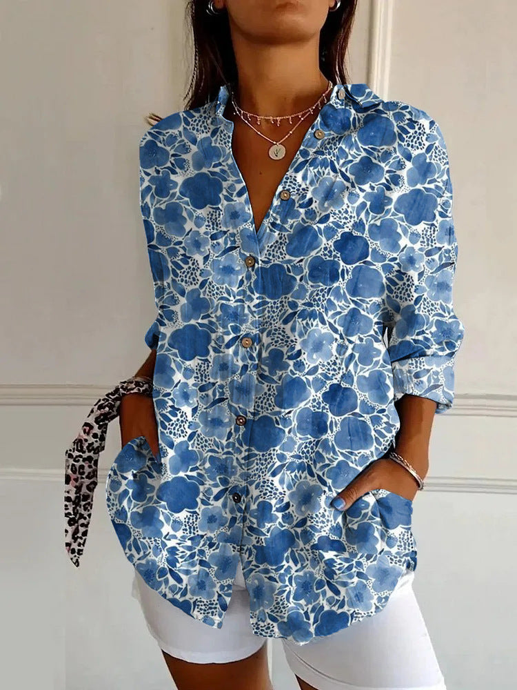 💖2025 NEW TYPE SALE 49% OFF💖Stylish Printed Button - Down Shirts for Women