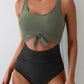 🔥2025 SUMMER 50% OFF🎁Ruched Tie-Knot Tummy Control One-Piece Swimsuit