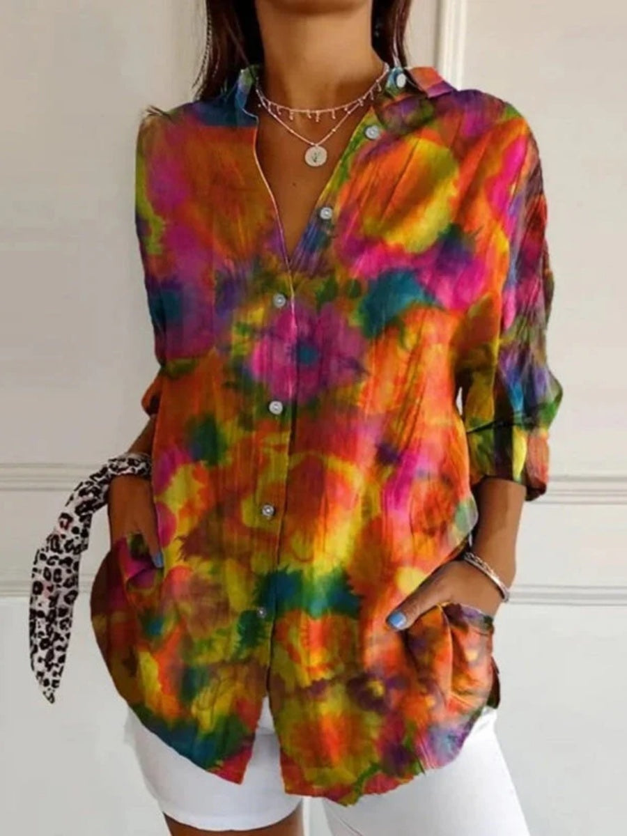 💖2025 NEW TYPE SALE 49% OFF💖Stylish Printed Button - Down Shirts for Women