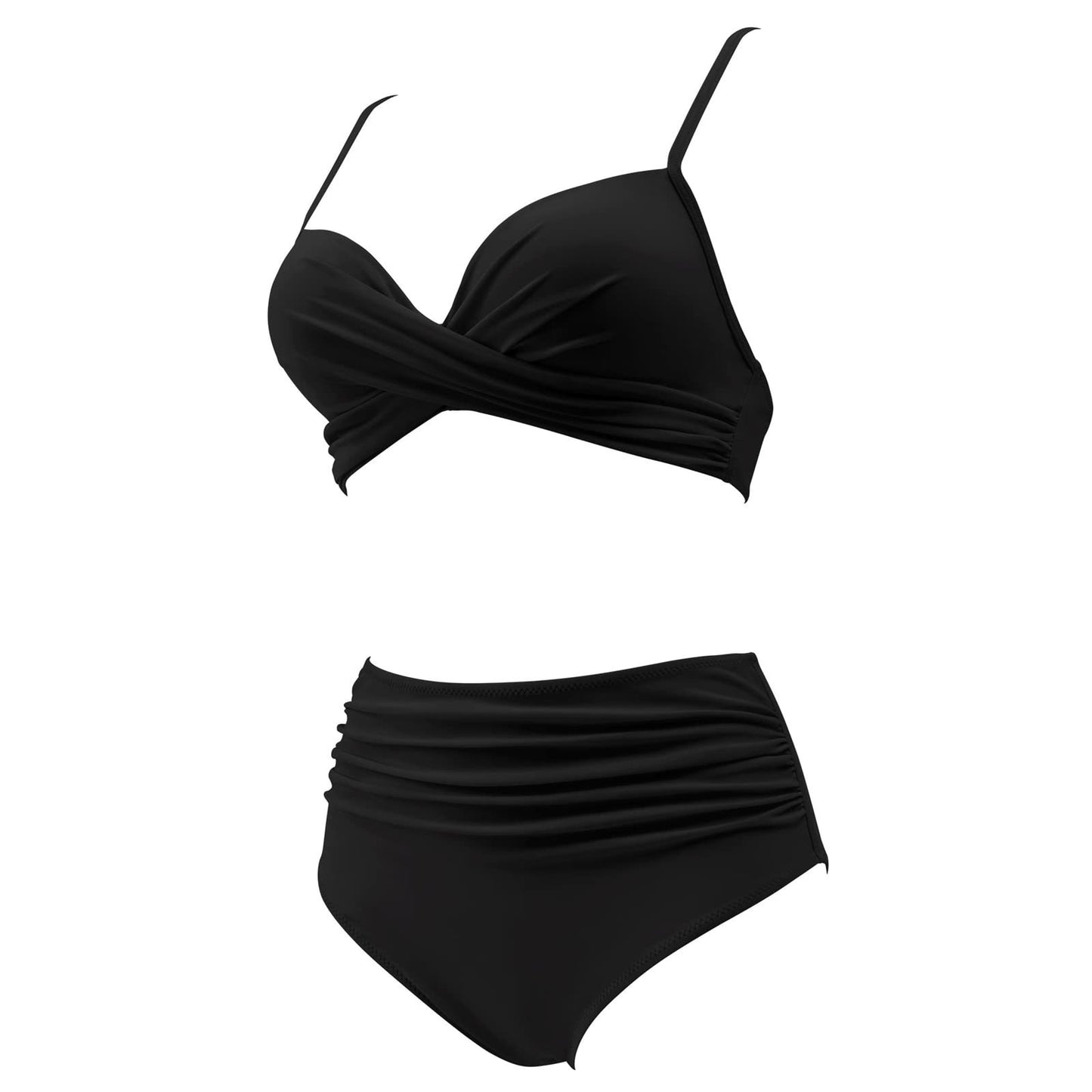 🔥Summer Sale 49% OFF💥👙Shapewear Ruched Sculpting Bikini Top and Bottom Set