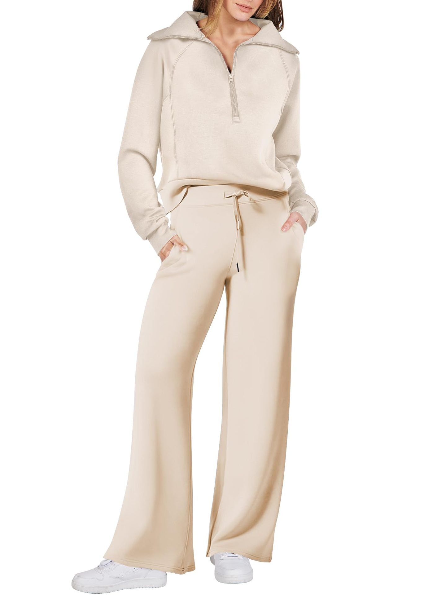 💝2026 HOT SALE 70% OFF!!⚡🎀Women's 2 Piece Casual Outfits Sweatsuit Set