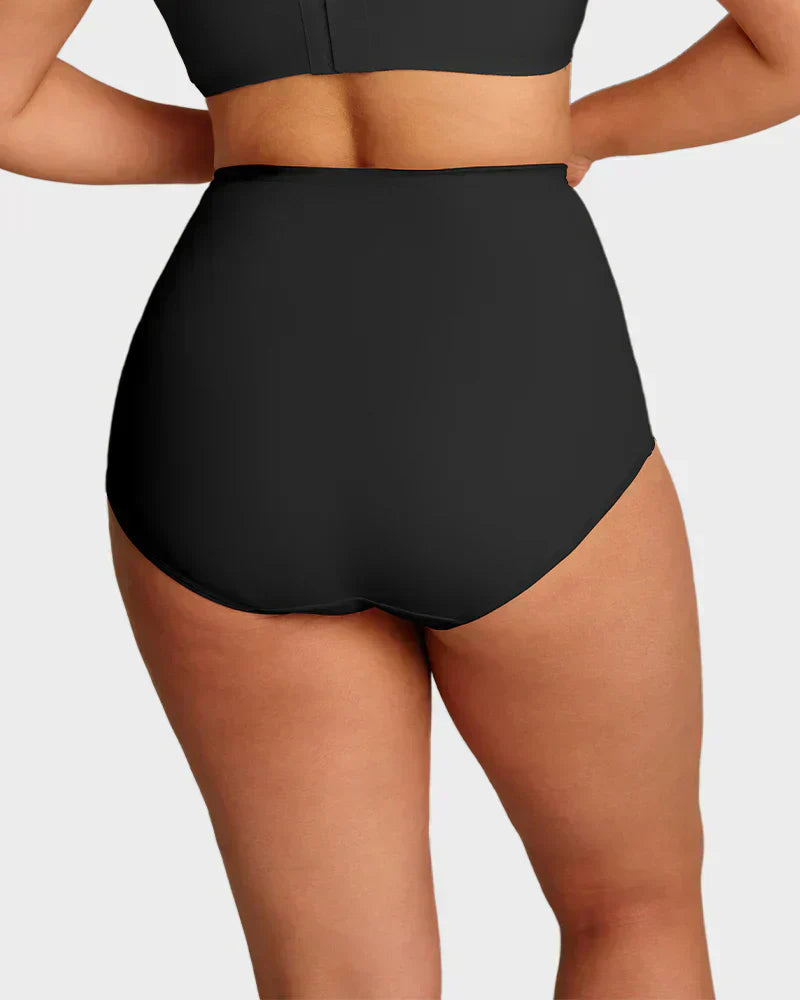 🌸Buy 1 Get 2 Free✨Plus-Size High-Waist Cross Tummy Control Panties