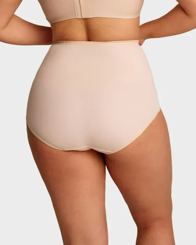 🌸Buy 1 Get 2 Free✨Plus-Size High-Waist Cross Tummy Control Panties