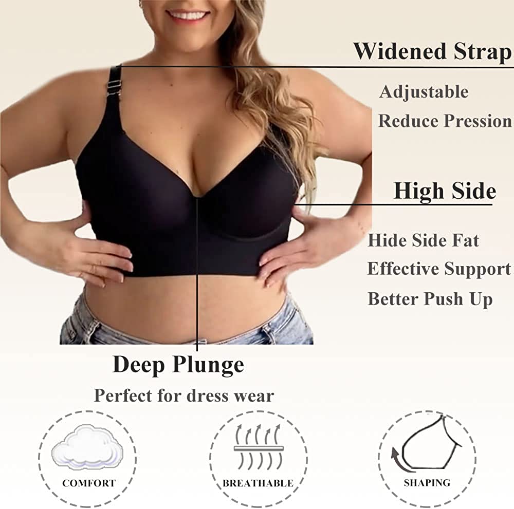 🏆2026 HOT SALE 49% OFF🔥Back Smoothing Underwire Push Up Bra