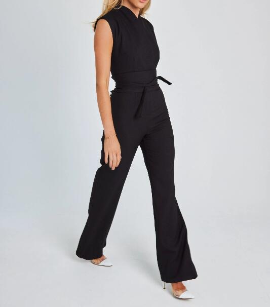 🔥Hot Sale 50% OFF🚀Free shipping  ⏳Women's Sleeveless Wide-Leg Jumpsuit