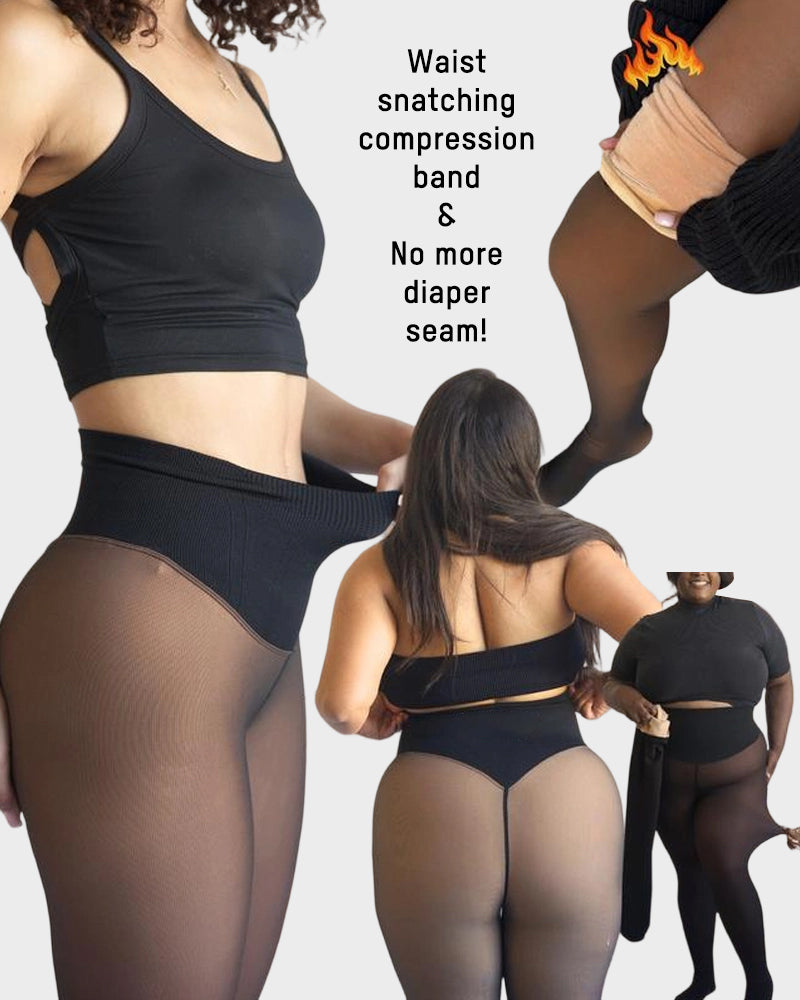 ❄️Hot Sale 50% OFF!!⚡50K+ SOLD!❄️Magic Leggings | One Seam + Compression Band Design1