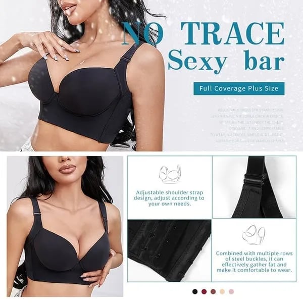 🏆2026 HOT SALE 49% OFF🔥Back Smoothing Underwire Push Up Bra