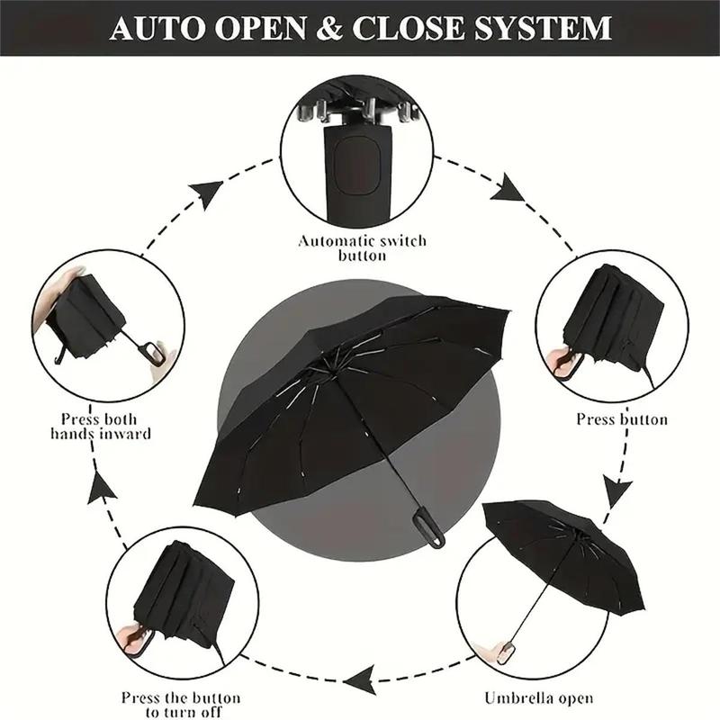 ☔✨50% OFF! 🌧️☔Automatic Folding Umbrella – Windproof, Waterproof & Compact