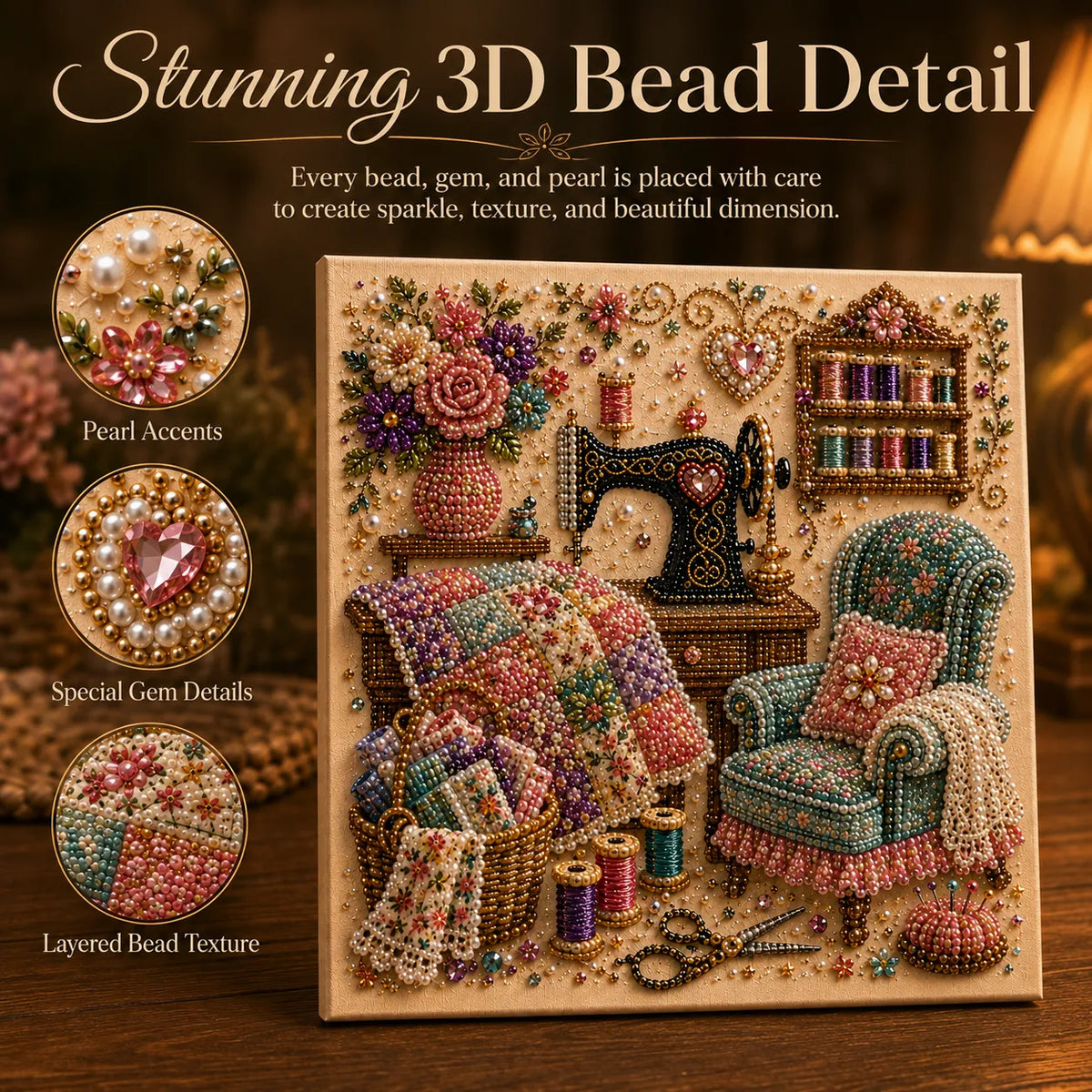 ✨70% OFF!!Ready for Christmas!🎅✨ Cozy Hobby Rooms 3D Diamond Painting Kit
