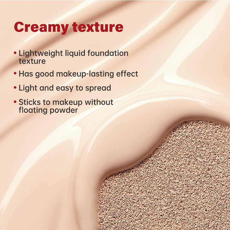 🔥🎉2025 HOT SALE 🎉Buy 1 Get 1 Free✨High-Coverage Hydrating Long-Lasting Red Cushion Foundation