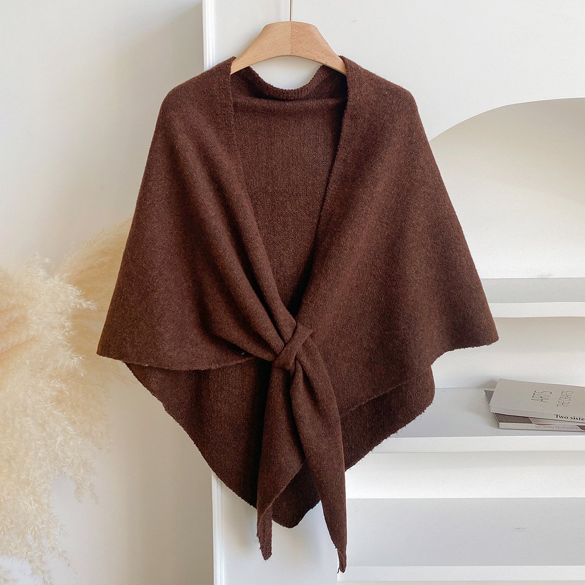 🏆50K+ SOLD! Almost Gone - 💕Women's Solid Color Wool Blend Shawl 🎁Today's Special Gift - Pearl Necklace