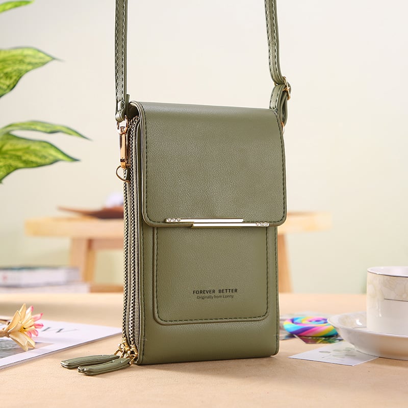 🏆Last Day Promotion：ONLY ￡7.99!!👜📱 Simple and elegant women's touchscreen crossbody phone wallet