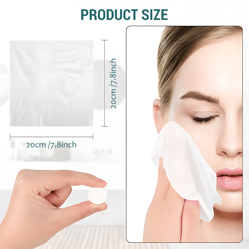 🏆Flash Sale⚡50K+ SOLD!💥EACH ONLY ￡0.069!!!✨Compressed Towel Tablets - 142% high-quality pure cotton
