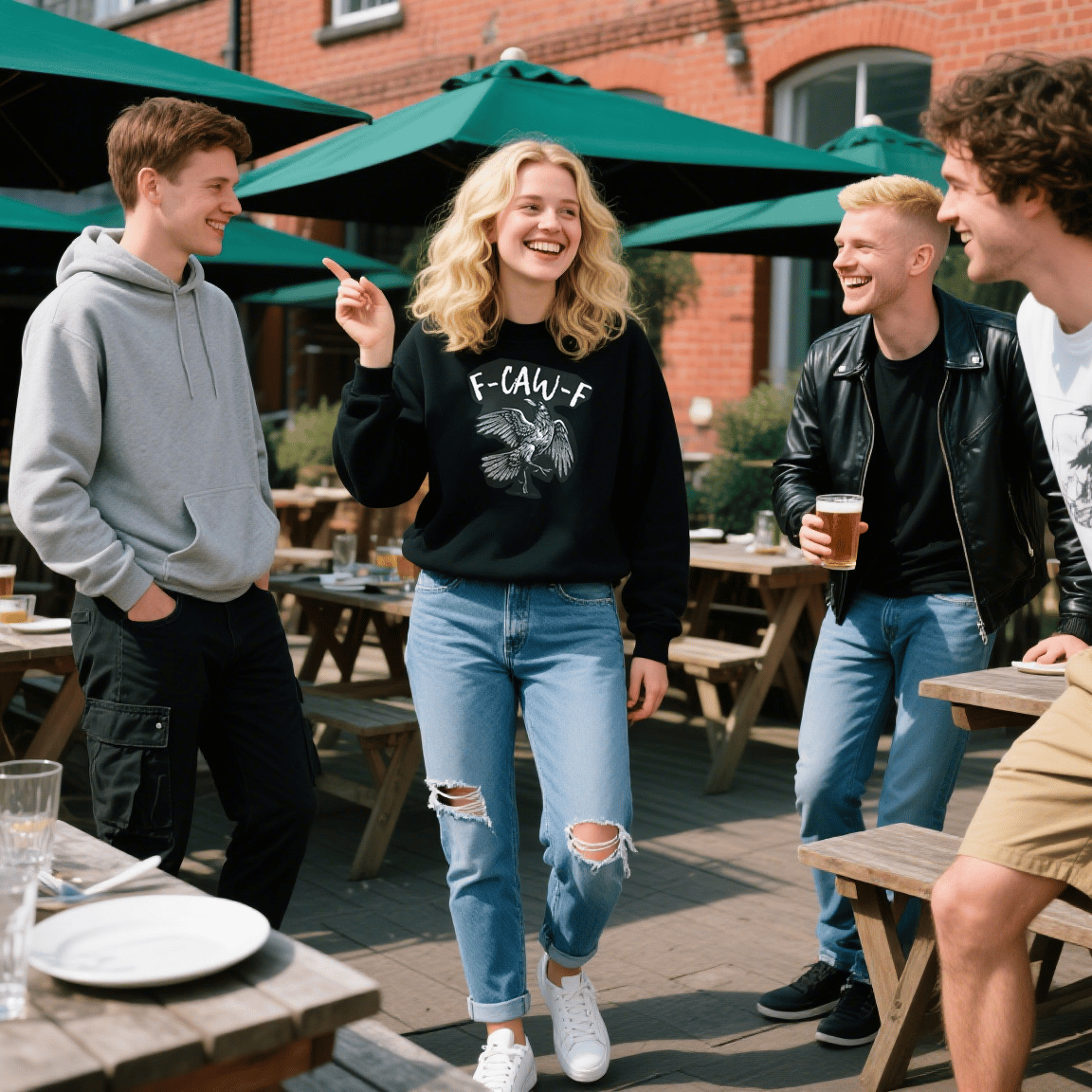 💥Surprise Price: Only £10.99!!🖤🐦‍⬛Humorous Crow Graphic T-Shirt – Say It With a Caw!