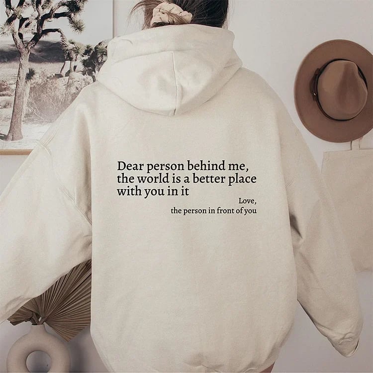 💝'Dear Person Behind Me' Sweatshirt🎉Buy 2 Save 10%