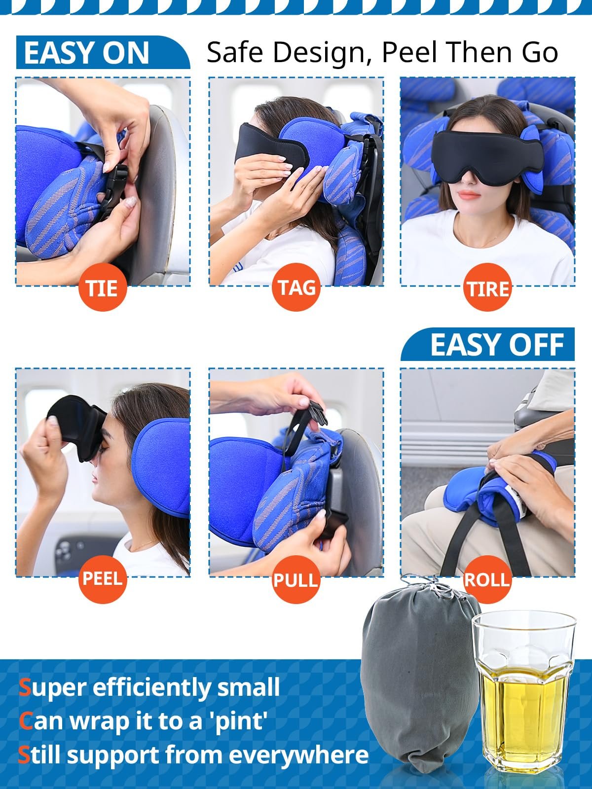 ✨️LAST DAY PROMOTION 49% OFF✨Travel Pillows for Airplanes