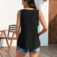 🎁Womens Tank Tops Sleeveless EyeletEmbroidery Scoop Neck Loose Fit Casual SummerFlowy