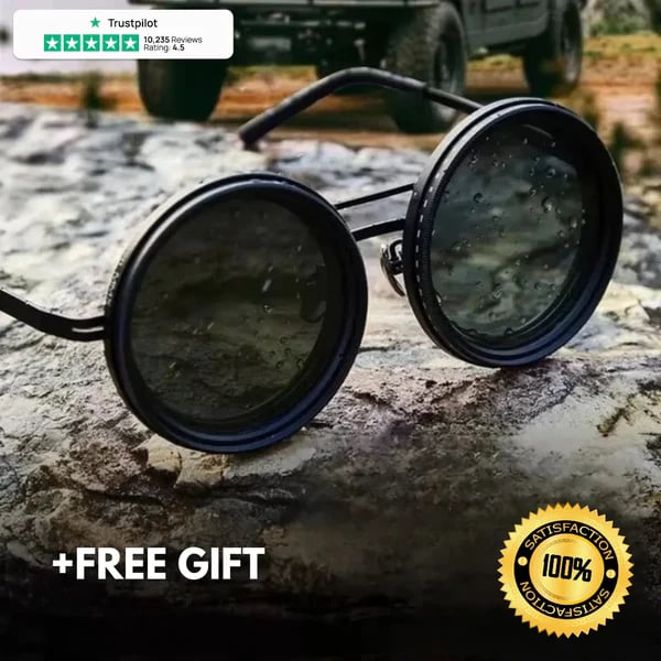 🔥2025 Hot Sale 49% OFF🔥Adjustable Tint Polarized Round Sunglasses