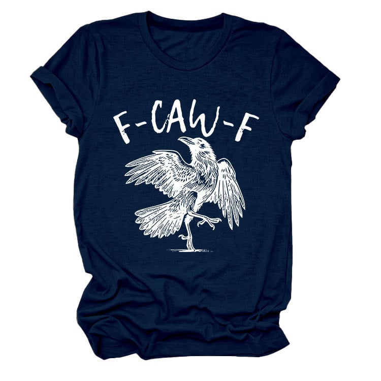 💥Surprise Price: Only £10.99!!🖤🐦‍⬛Humorous Crow Graphic T-Shirt – Say It With a Caw!