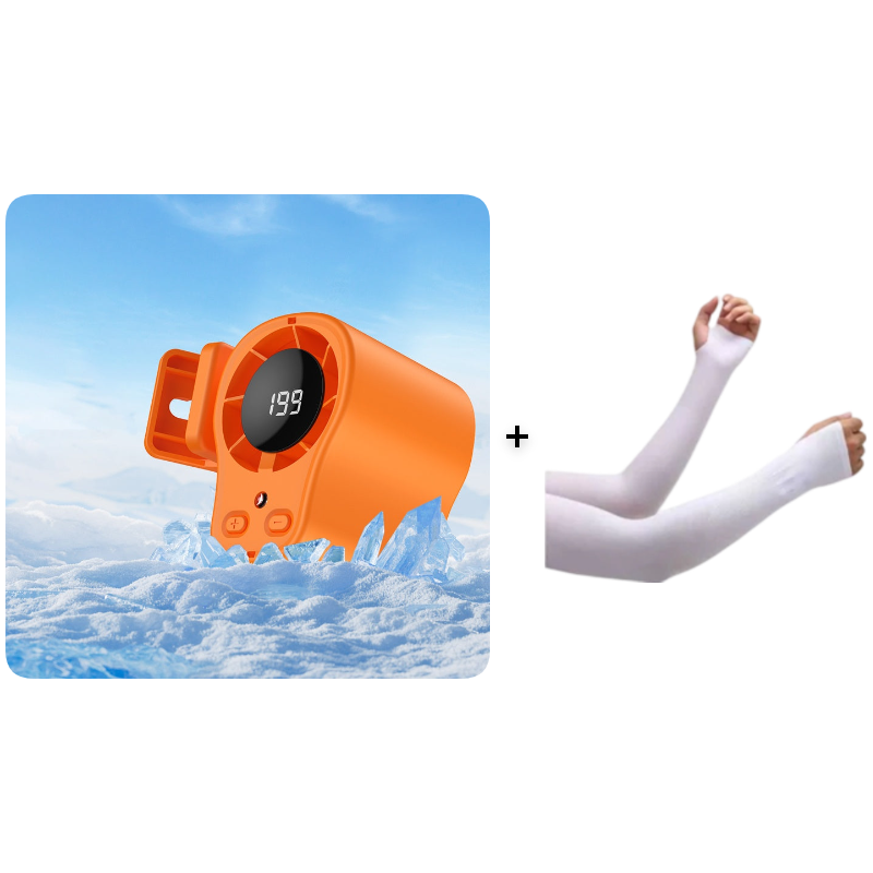 🔥Summer Bestsellers:ONLY ￡9.99!!🔥Hands-Free Personal Cooling Fan with LED Display