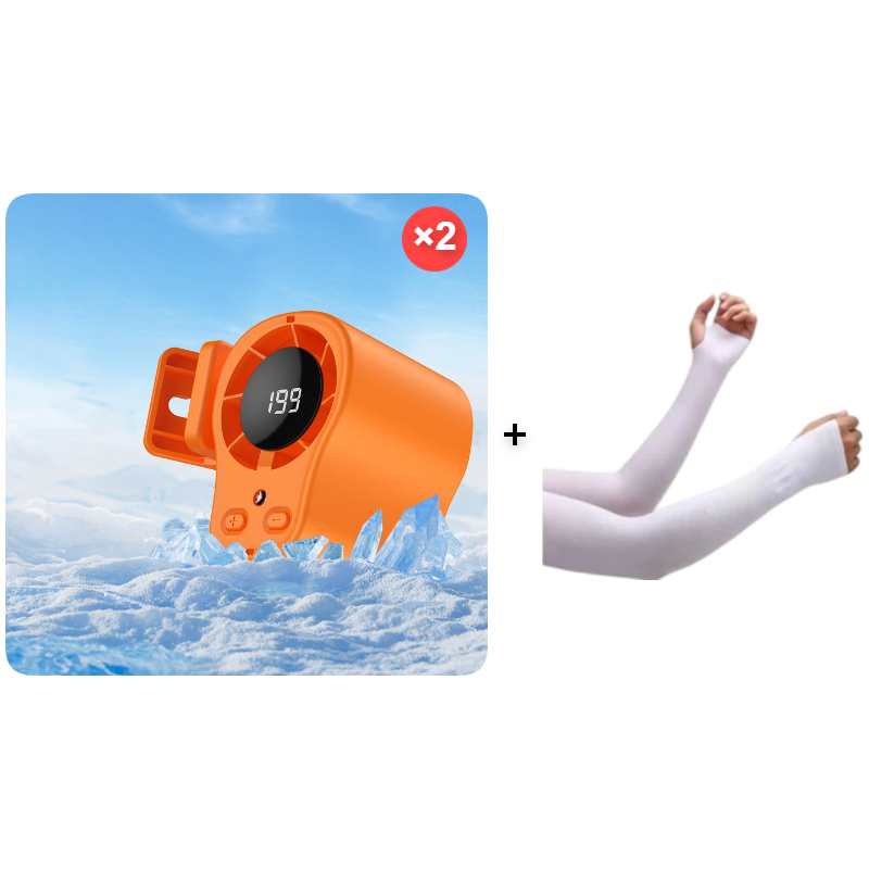🔥Summer Bestsellers:ONLY ￡9.99!!🔥Hands-Free Personal Cooling Fan with LED Display