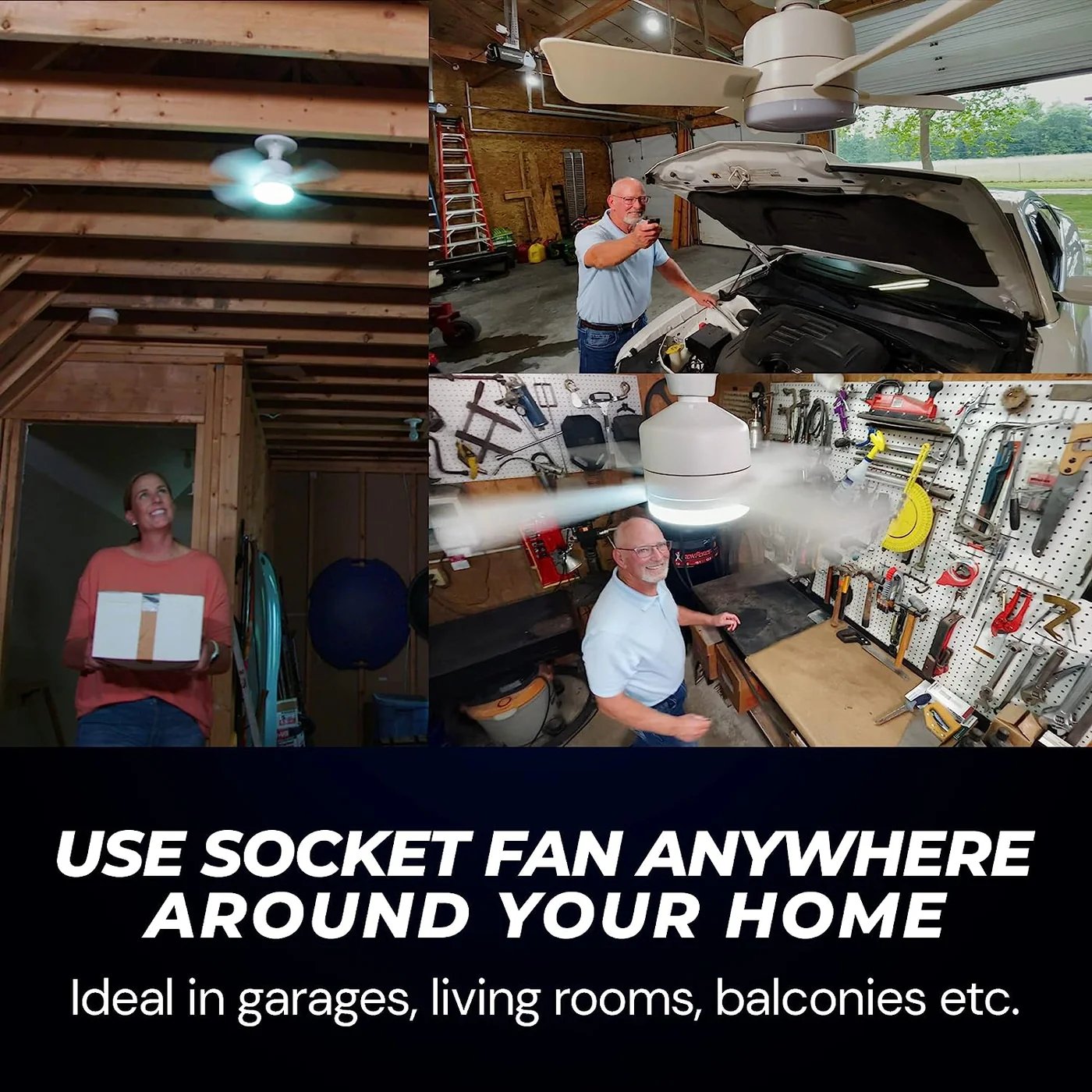 ⏳LAST DAY SALE 49% OFF🔥SmartBreez™ 40W LED Ceiling Fan Light – 20.5” Ultra-Quiet with Remote 🎯 | E27 + FREE B22 Adapter 🔌 | For Bedroom 😴, Kitchen 👩‍🍳 & Garage 🛠️ – UK Ready! 🇬🇧