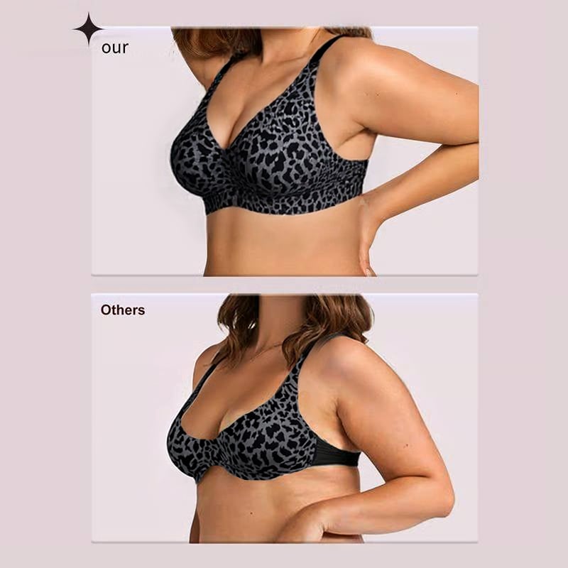 🏆LAST DAY SALE 50% OFF 🔥Women Jelly Bras Wirefree Full Coverage No Underwire Everyday Bras Comfortable Wireless Padded Tshirt Bra👍
