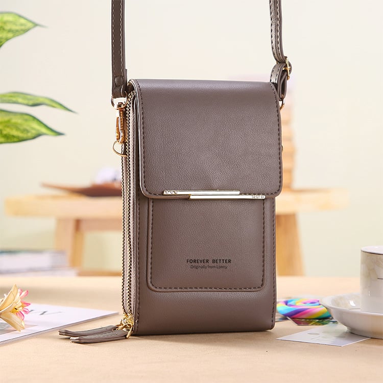 🏆Last Day Promotion：ONLY ￡7.99!!👜📱 Simple and elegant women's touchscreen crossbody phone wallet