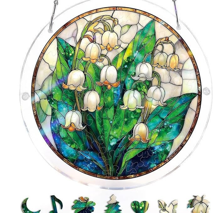 🔥LAST DAY SPECIAL PRICE: ONLY ￡10.99!! ☀️🛍️Acrylic Jigsaw Puzzle Suncatcher 80 Pieces