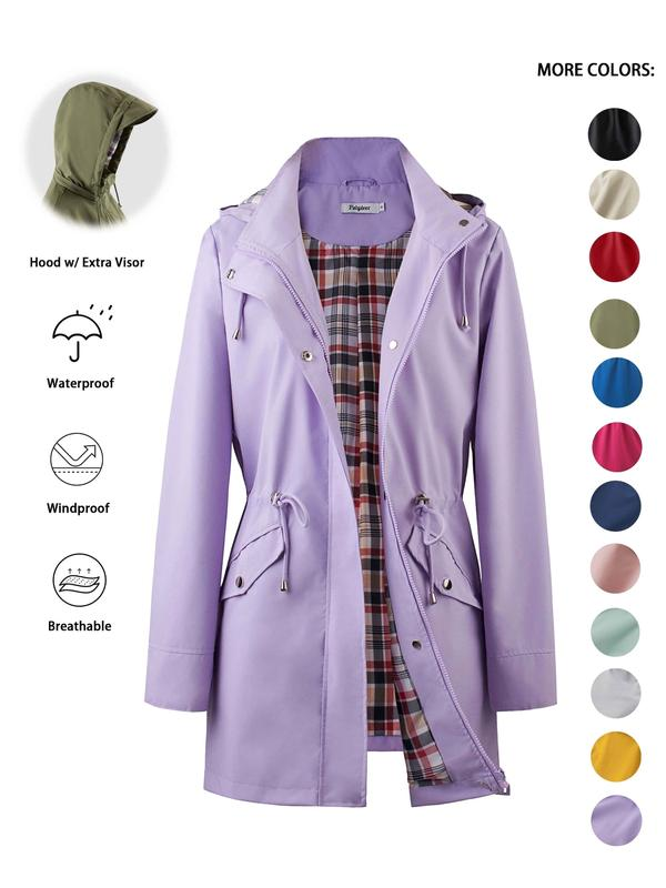 🔥This Week's Special Price:£25.99!!🧥💦Womens Chic. Lightweight. Waterproof Jacket🍃-Unleash Style and Durability in Any Storm!2