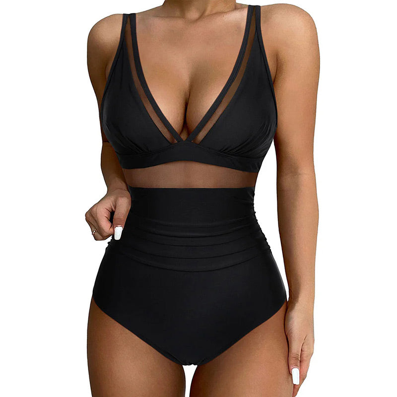 🏖️ Pre-Summer Sale 50% OFF🏝️Mesh Tummy Control Swimsuit1