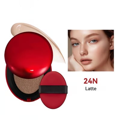 🔥🎉2025 HOT SALE 🎉Buy 1 Get 1 Free✨High-Coverage Hydrating Long-Lasting Red Cushion Foundation