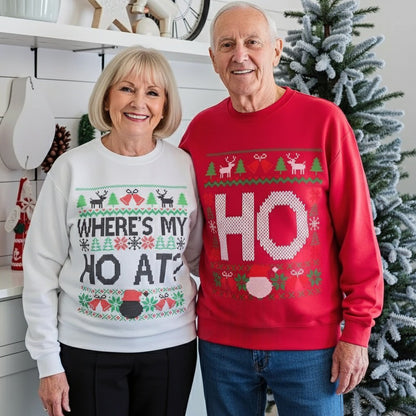 🎅Christmas Sale 49% Off🎄👕Funny Couples Christmas Sweatshirt