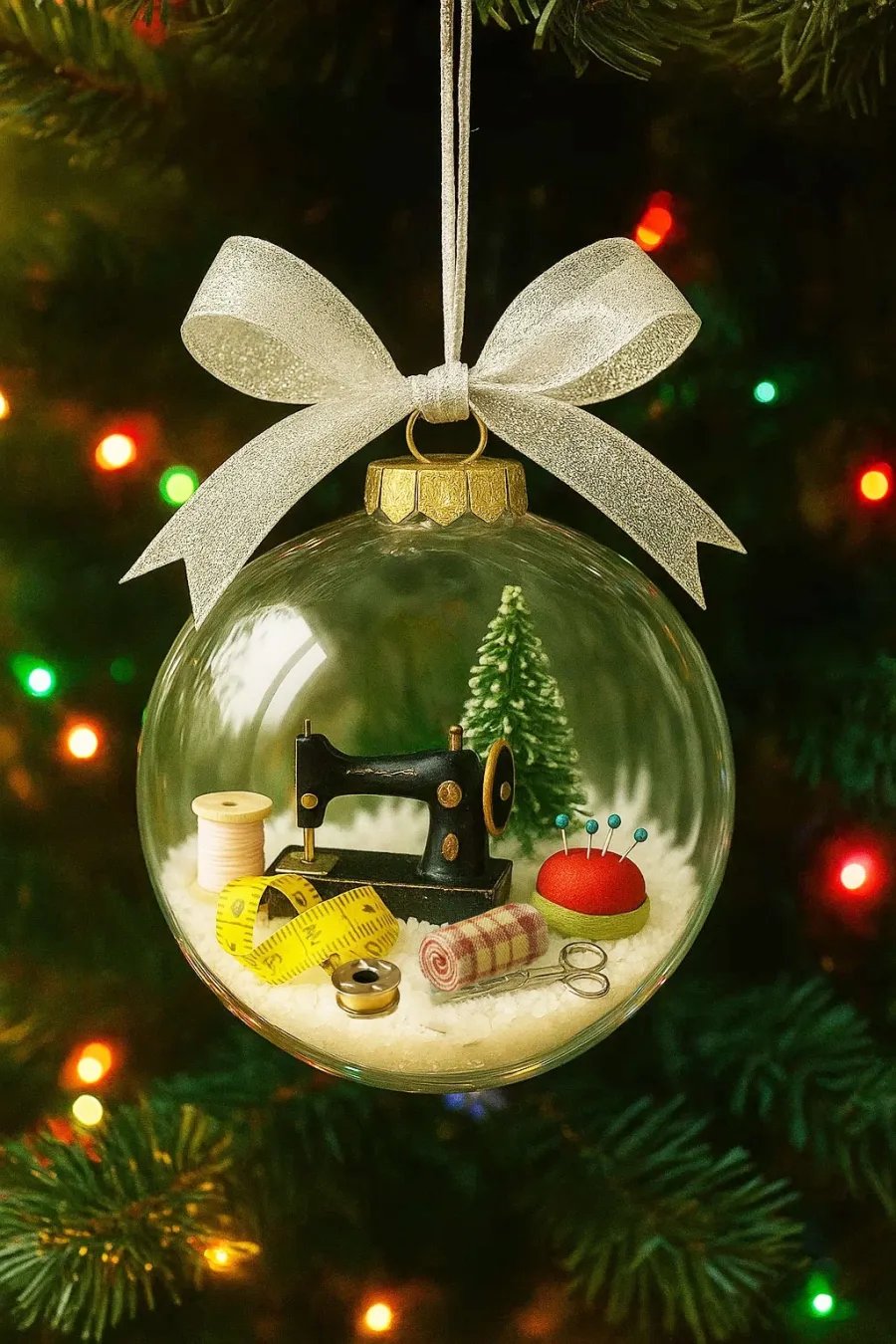 🔥Early Chrismas sale 49% off🔥🎄Holiday Sewing Snow Globe Ornament🎄