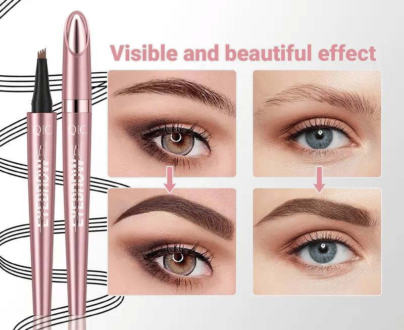 🥳LAST DAY BUY 1 GET 1 FREE💞50K+ SOLD!💥✨3D Natural-Looking Eyebrow Pencil– 4-prong tip creates natural hair-like strokes. Waterproof, smudge-proof & lasts 24h