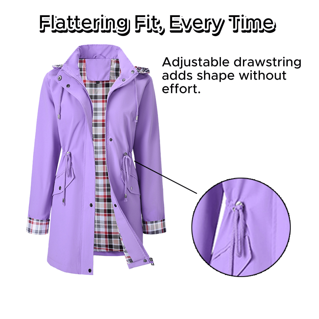 🔥This Week's Special Price:£25.99!!🧥💦Womens Chic. Lightweight. Waterproof Jacket🍃-Unleash Style and Durability in Any Storm!2