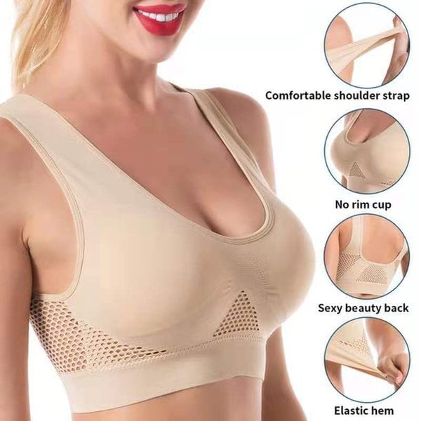 🔥HOT SALE BUY 1 GET 1 FREE✨  Each only ￡4.49🔥Breathable Cool Liftup Air Bra🔥