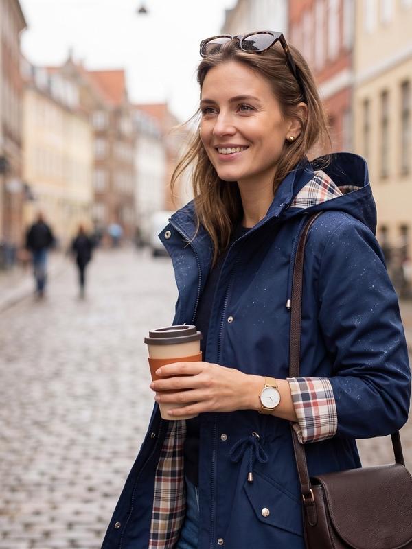 🔥This Week's Special Price:£25.99!!🧥💦Womens Chic. Lightweight. Waterproof Jacket🍃-Unleash Style and Durability in Any Storm!2