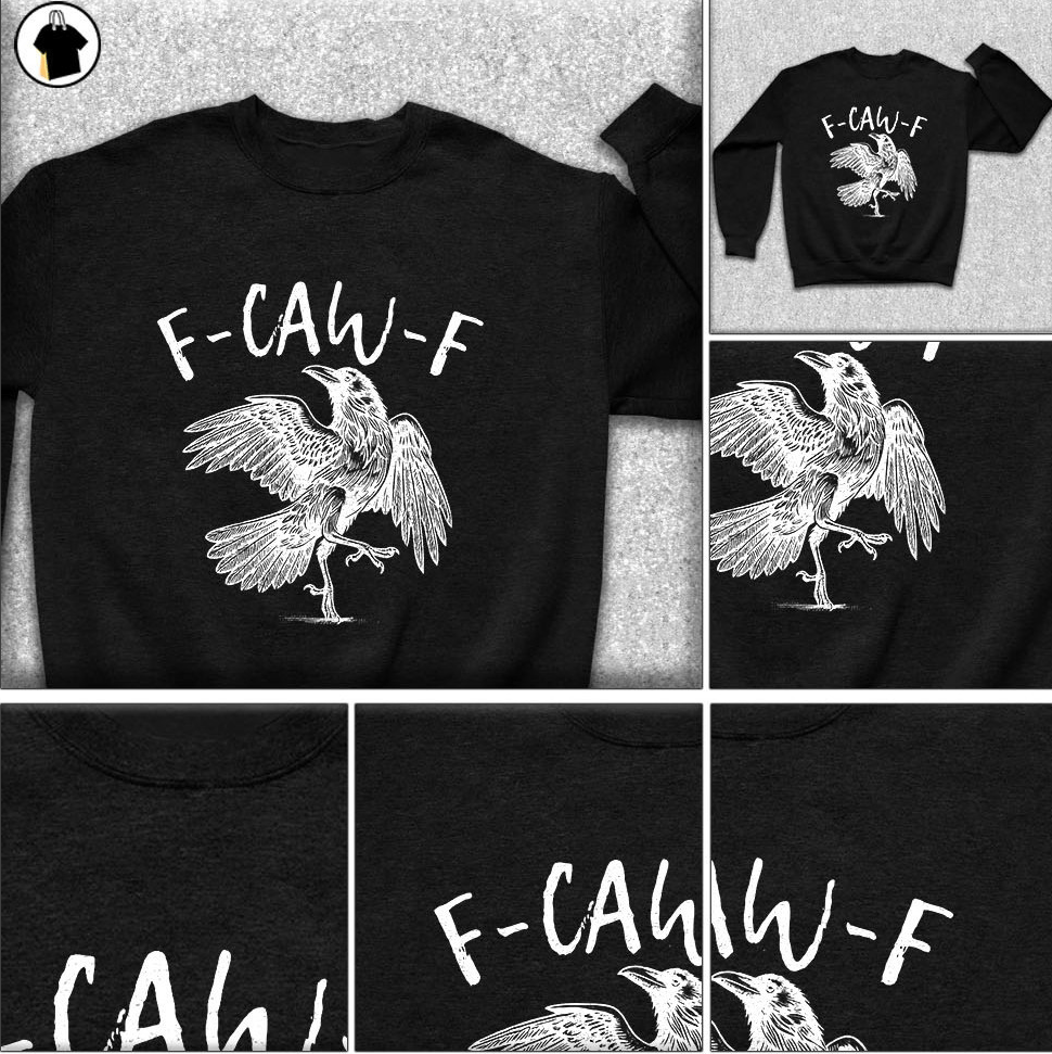 💥Surprise Price: Only £10.99!!🖤🐦‍⬛Humorous Crow Graphic T-Shirt – Say It With a Caw!